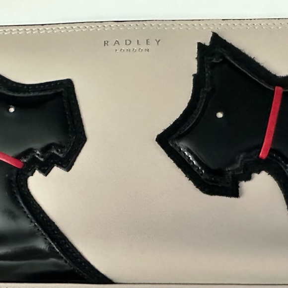 NWT Radley London EXCLUSIVE Face Matinee Full Size Wallet 2 Black Dogs RARE - Picture 11 of 15